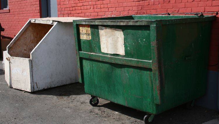 Available Space in dumpster