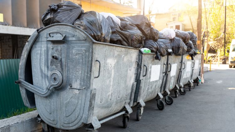 Avoid Overloading dumpster